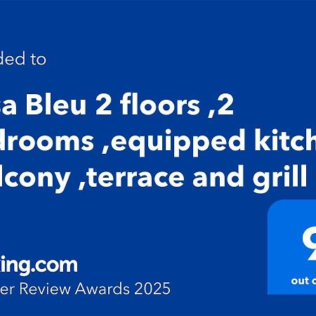 Casa Bleu 2 Floors ,2 Bedrooms ,Equipped Kitchen ,Balcony ,Terrace And Grill 卡列罗港 外观 照片