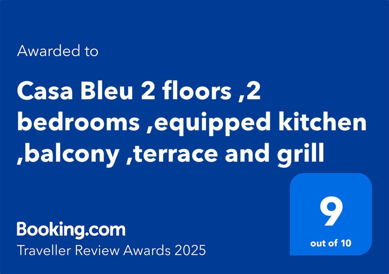 Casa Bleu 2 Floors ,2 Bedrooms ,Equipped Kitchen ,Balcony ,Terrace And Grill 卡列罗港 外观 照片